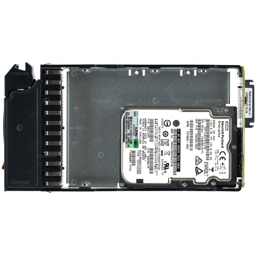 787656-001 HP HDD 600GB 15K SAS 12G 3.5" LFF HOT-SWAP FOR HP MSA P2000